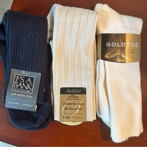 Gold Toe Men's Cotton Fluffies Socks, JOS A Banks Socks, Sheffield Socks